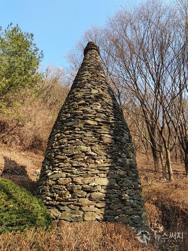 병목안산림욕장 돌탑