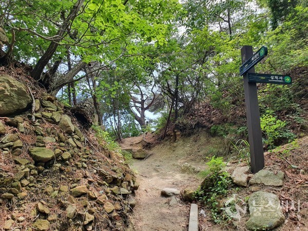 무너미고개. ‘무너미고개’는 관악산과 삼성산의 경계일 뿐만 아니라 서울 신림동과 경기도 안양시 비산동의 경계인 야트막한 언덕 고개이다. 무너미고개를 기준으로 북쪽으로 흐르는 물줄기는 ‘도림천’이 되고, 남쪽으로 흐르는 물줄기는 ‘삼성천’에 접어들게 된다.