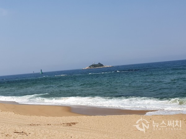 속초해수욕장과 조도