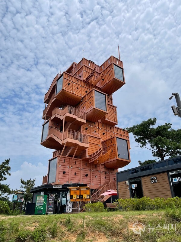 ▲ 목포 고하대 전망대의 모습 