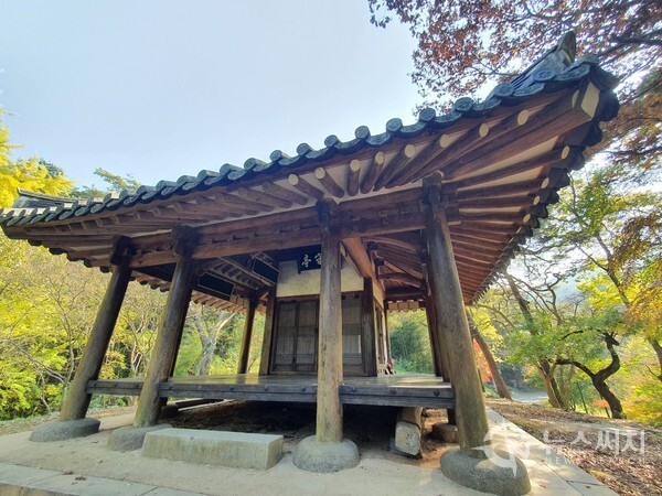독수정. ‘독수정’은 전남 담양군 가사문학면 연천리에 있는 정자의 이름이다. ‘독수정(獨守亭)’은 고려 공민왕 때 병부상서를 역임한 서은 전신민이 고려가 멸망하자 은거하면서 증암천이 흐르는 남쪽 언덕 위에 지은 정자인데 정자 못지않게 정자 주변의 산수원림이 빼어나다. ‘독수정(獨守亭)’이란 명칭은 이백(李白)의 시에 나오는 ’夷齊是何人 獨守西山餓’에서 따온 것으로 은사(隱士)인 서은 전신민의 고절(高節)을 잘 나타내고 있는 이름이다. 