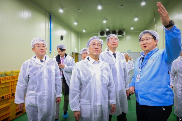 김민석 국무총리, 원주시 푸드종합센터...