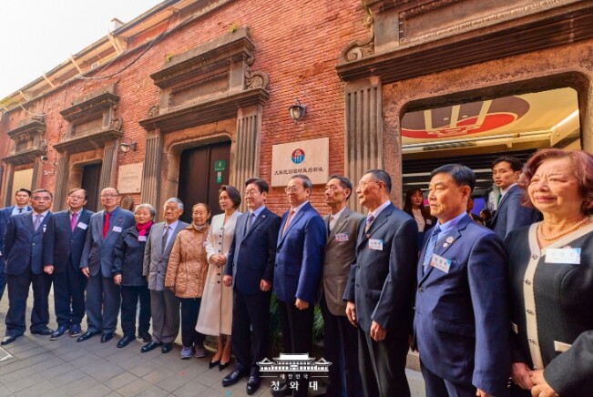 권오을 국가보훈부장관 중국 상하이 독...