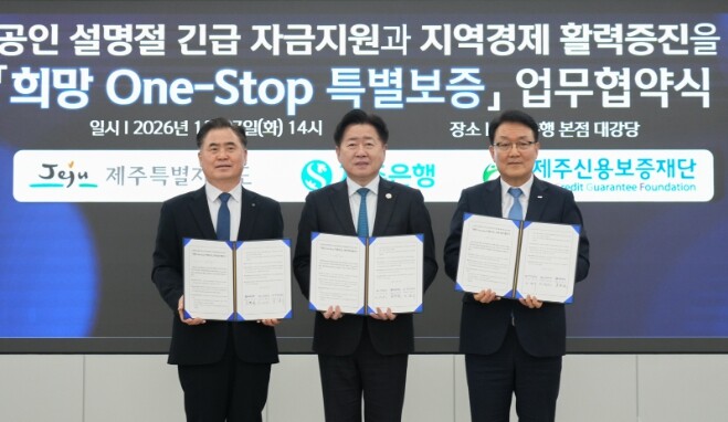 제주도, 설 앞두고 소상공인에‘숨통’...