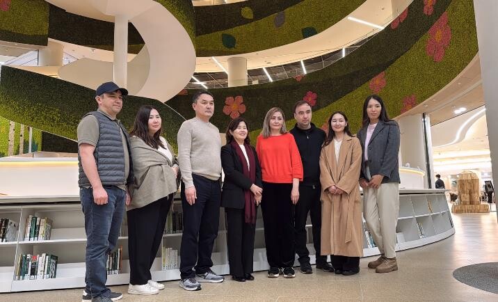 카자흐스탄 대표단, 복합도서관 벤치마...