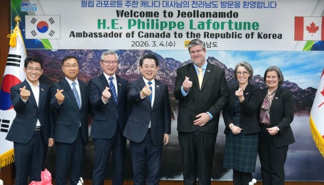 전남도, 주한 캐나다 대사와 미래 협...