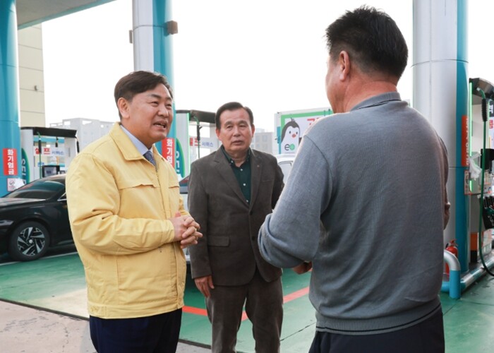 전북자치도, 유가 급등에 주유소 현장...