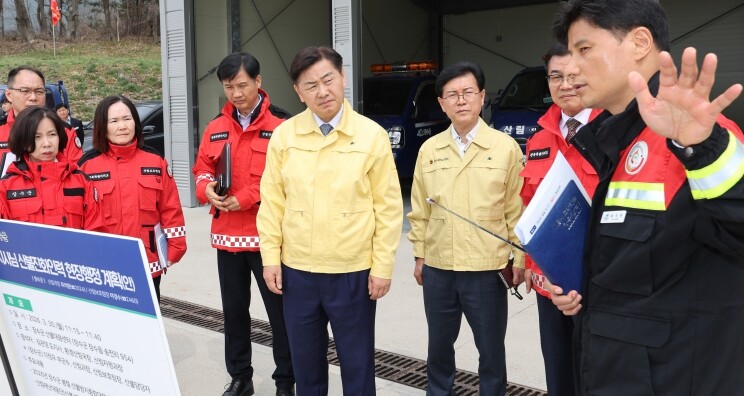 김관영 전북도지사, 장수군 소방교육훈...